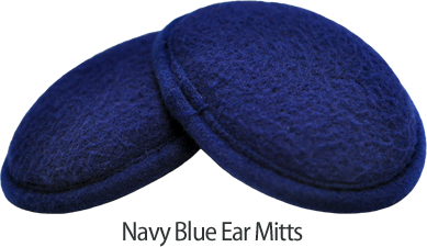 Navy Ear Mitts